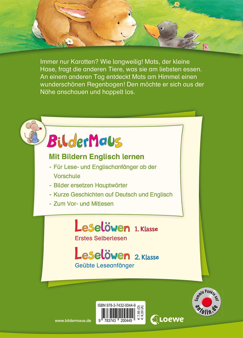 Bildermaus - Mit Bildern Englisch lernen - Geschichten vom kleinen Hasen - Little Rabbit Stories