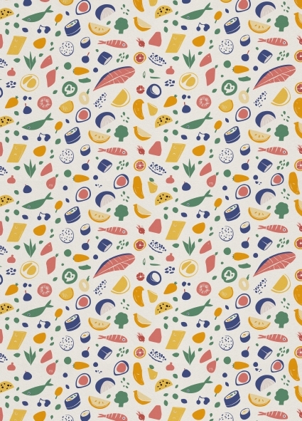 Geschenkpapier-Heft Baby Food Bibel