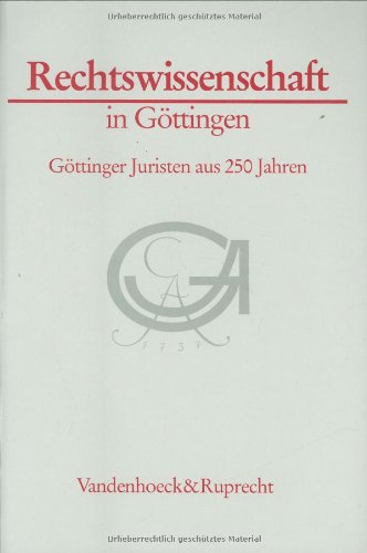 Rechtswissenschaft in Göttingen