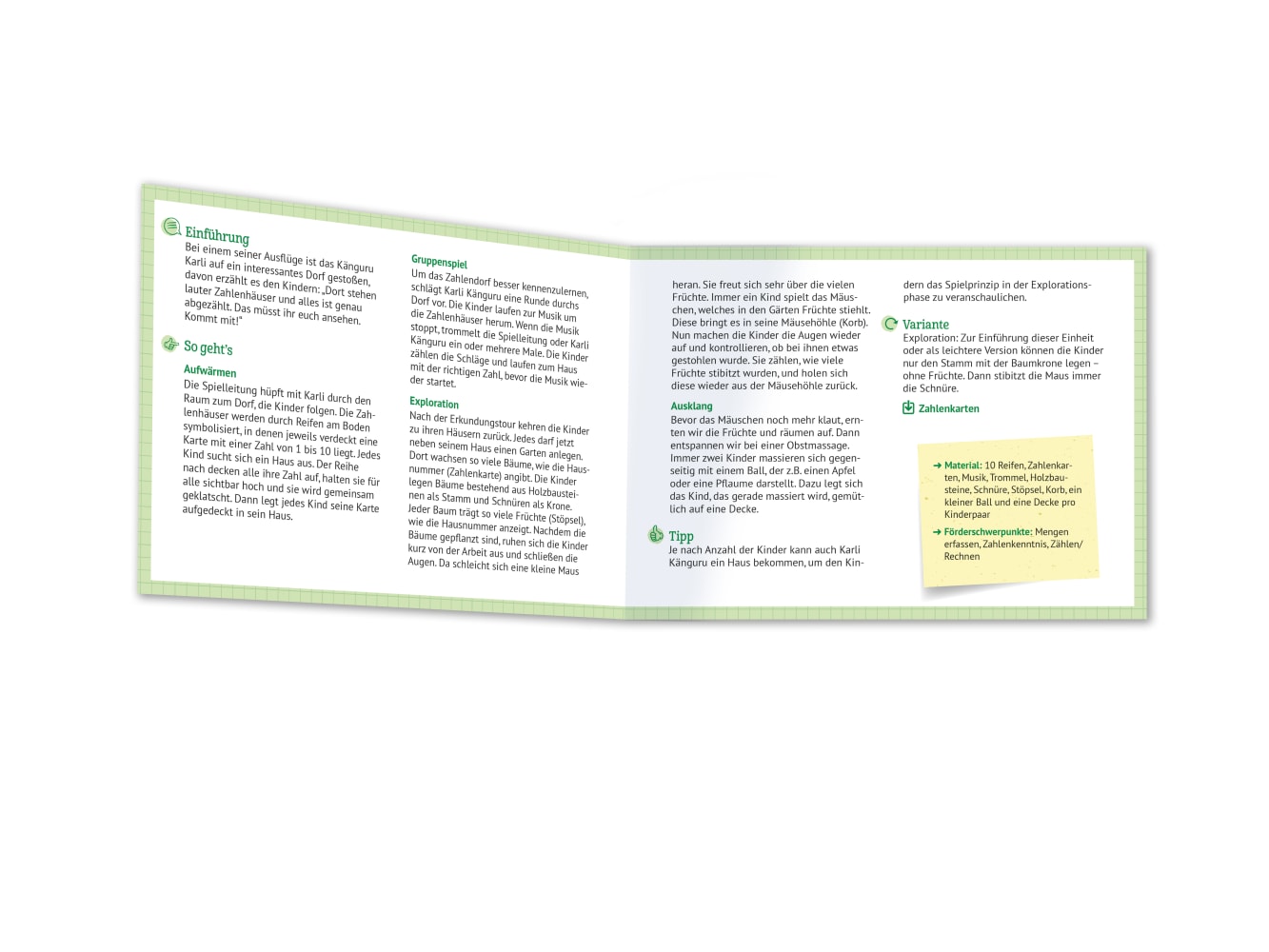 Psychomotorik-Bildkarten zum bewegten Lernen