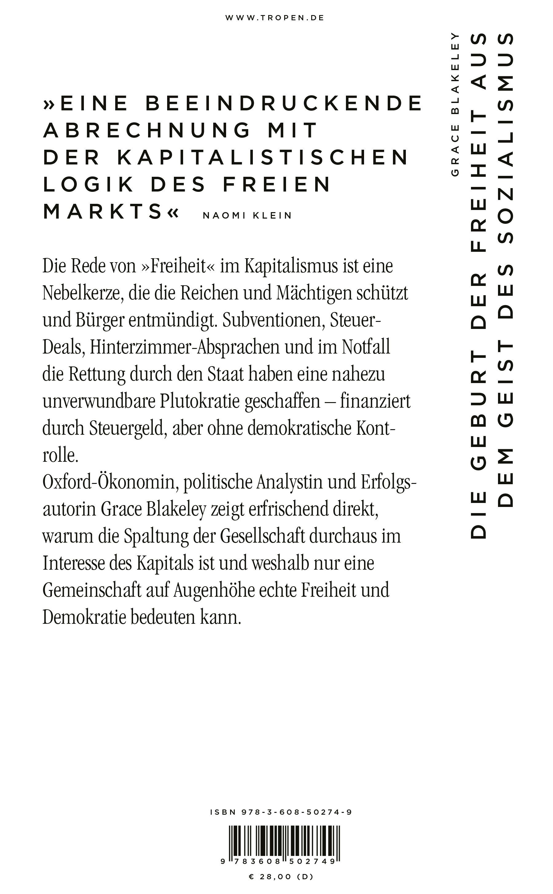 Die Geburt der Freiheit aus dem Geist des Sozialismus