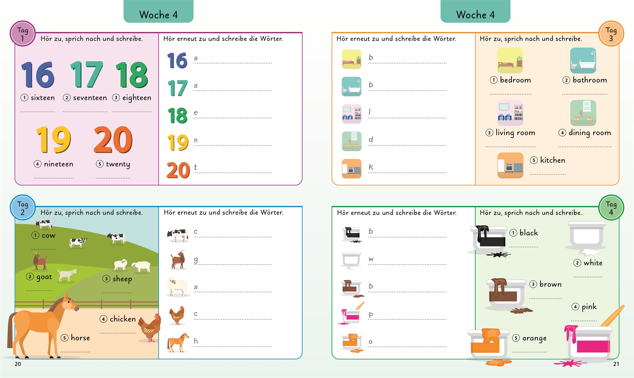 Englisch für clevere Kids - 5 Wörter am Tag Englisch für clevere Kids - 5 Wörter am Tag