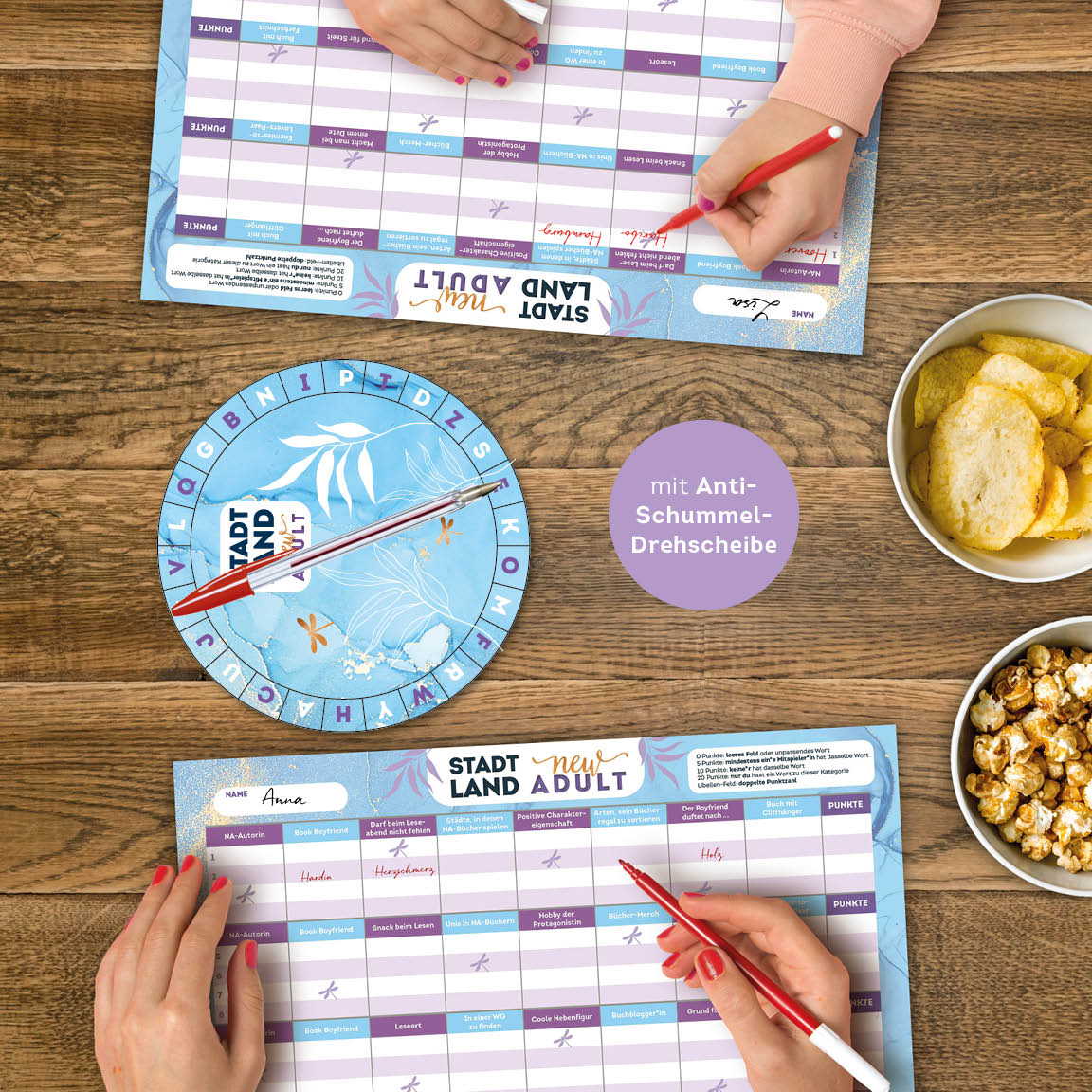 Stadt, Land, New Adult – Der Spieleklassiker für Fans von Enemies to Lovers bis Second Chance