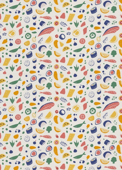 Geschenkpapier-Heft Baby Food Bibel