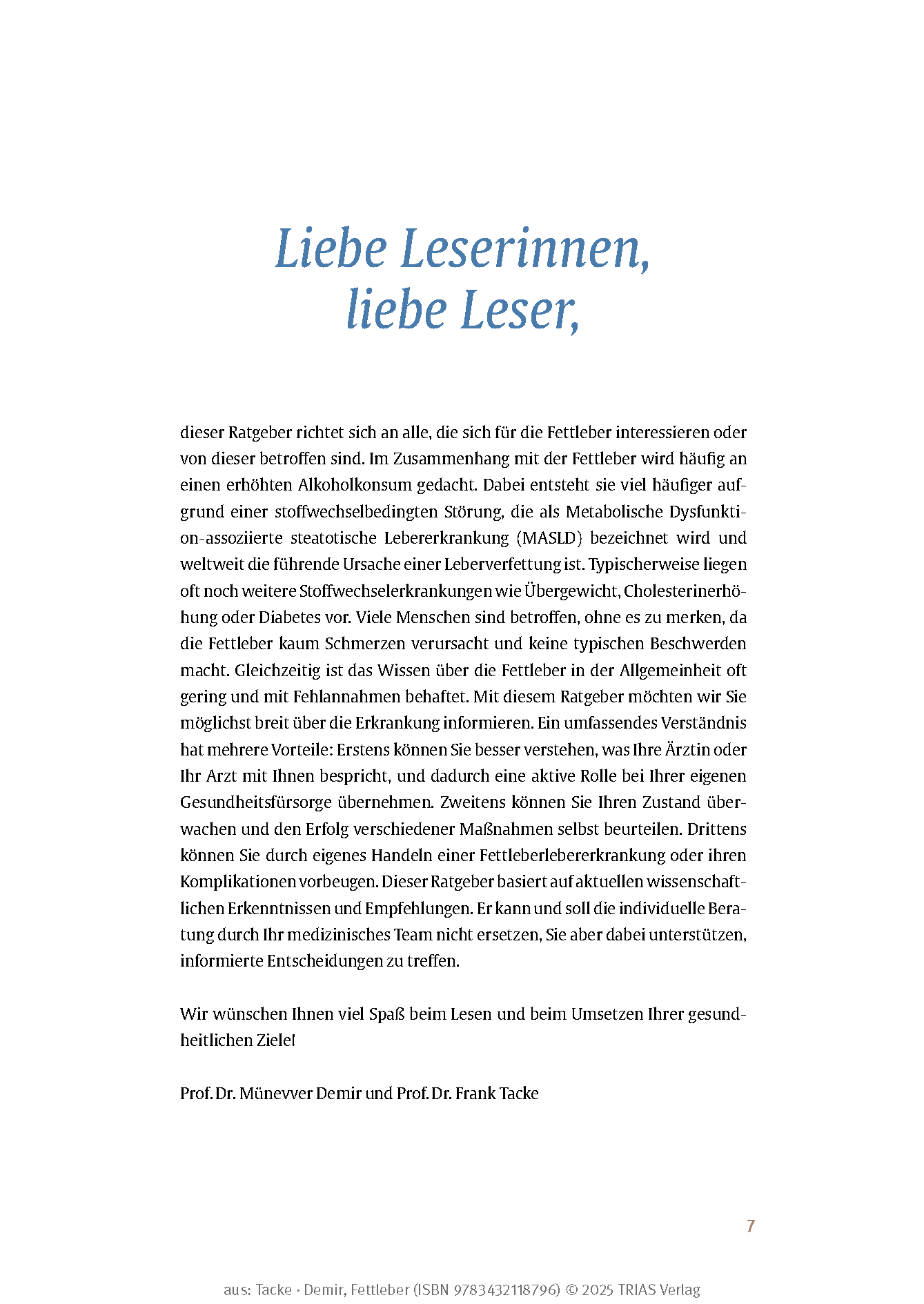 Expertenwissen: Fettleber