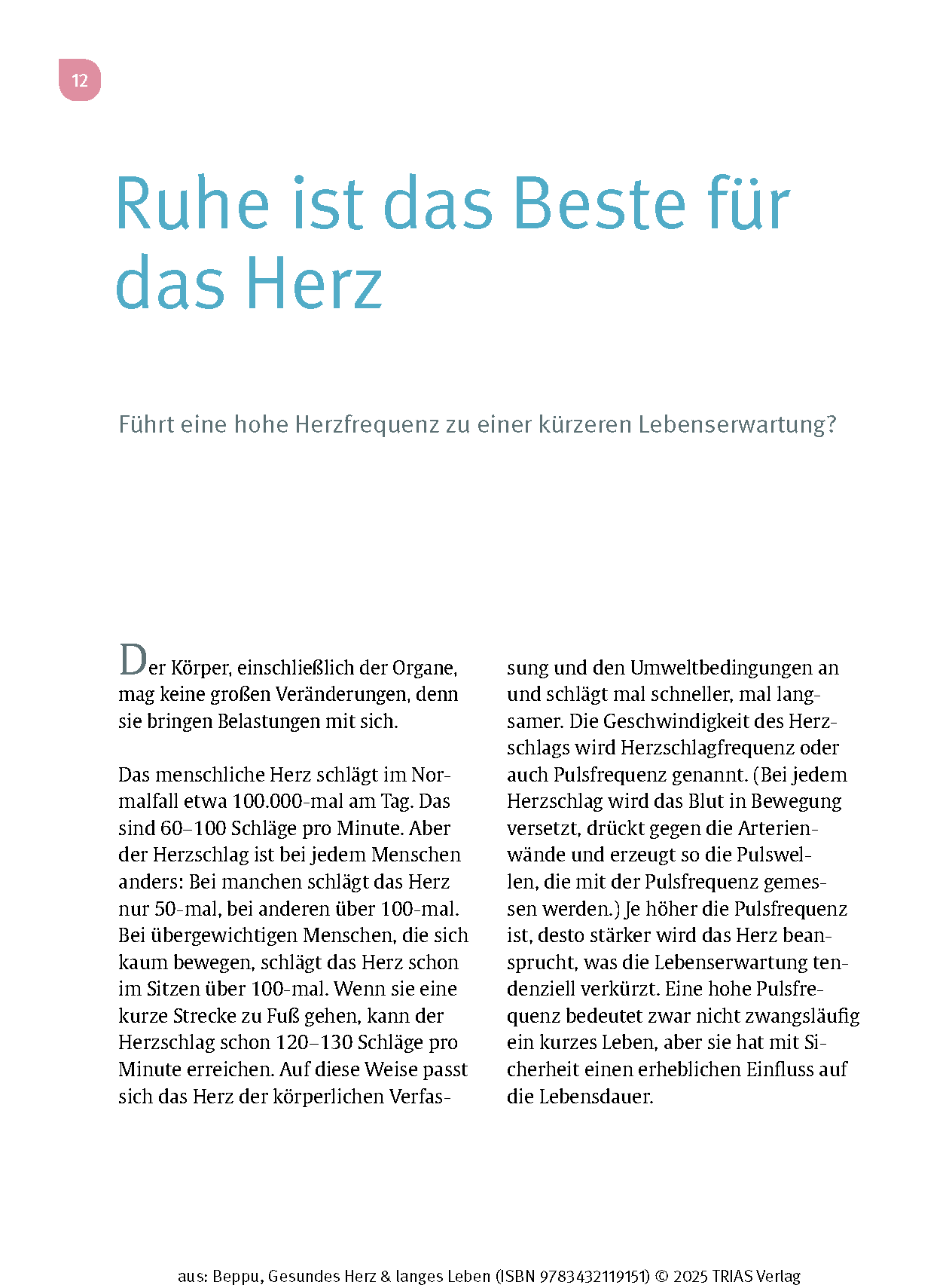 Gesundes Herz & langes Leben