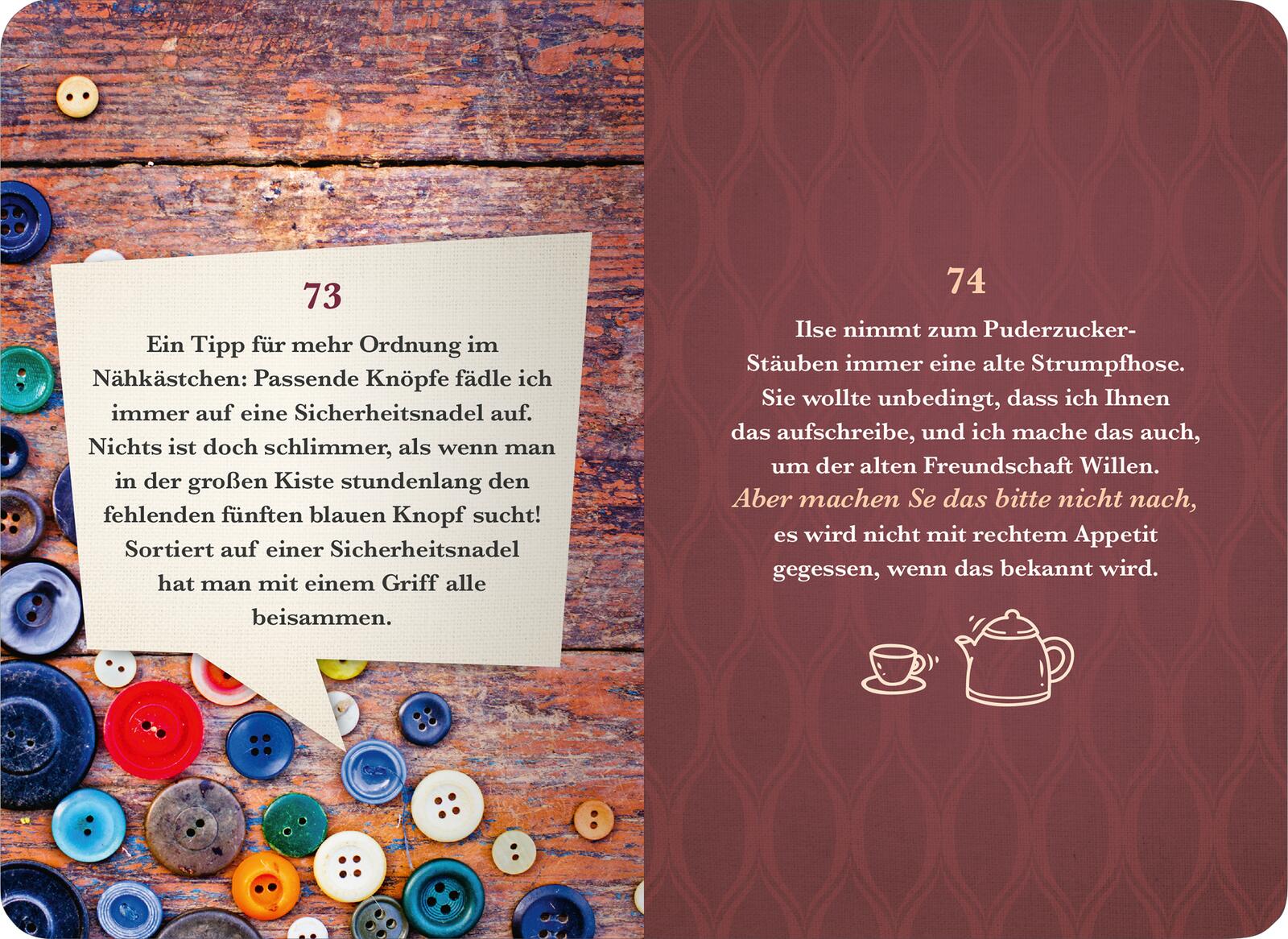 So mach ich das immer!