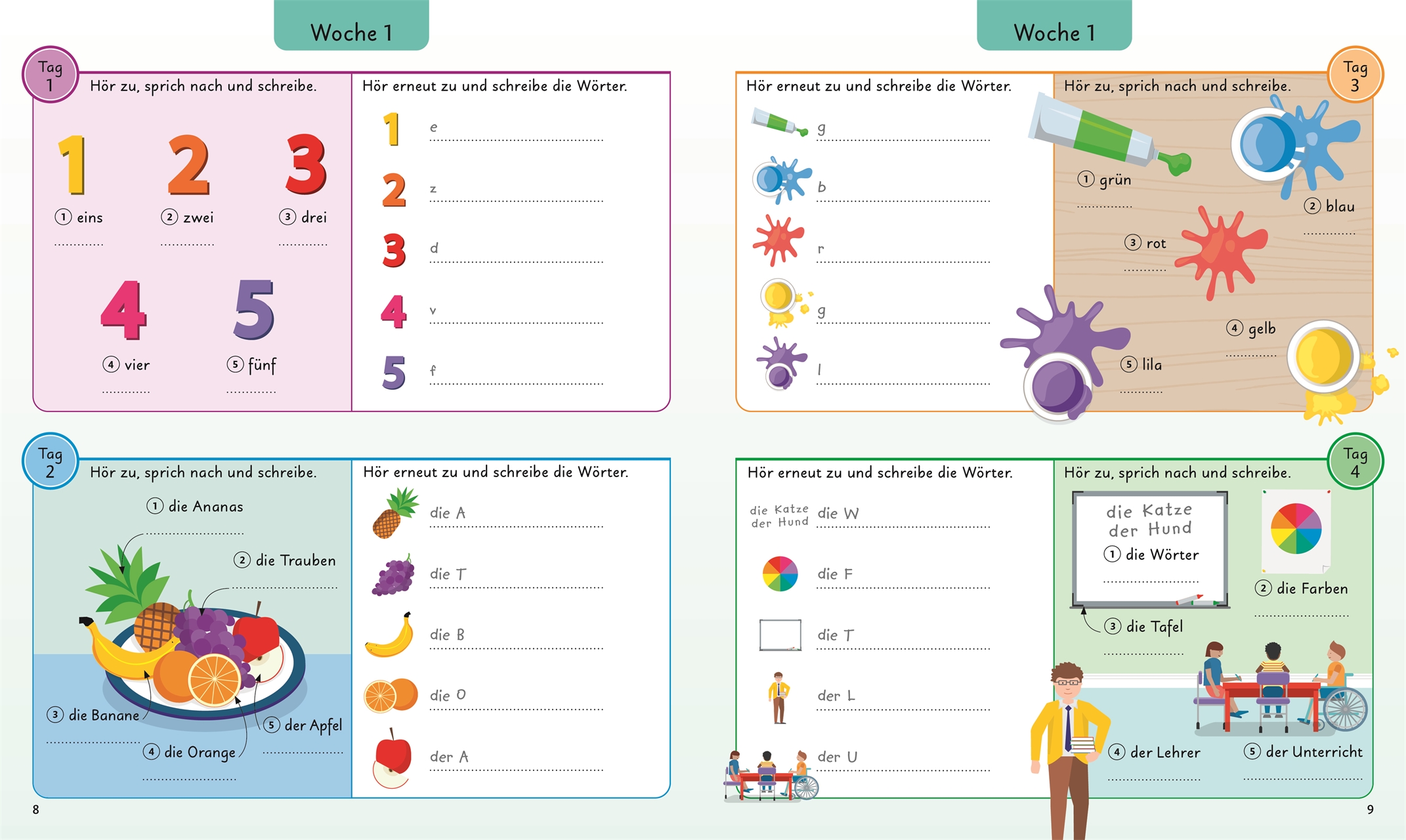 Deutsch für clevere Kids - 5 Wörter am Tag Deutsch für clevere Kids - 5 Wörter am Tag
