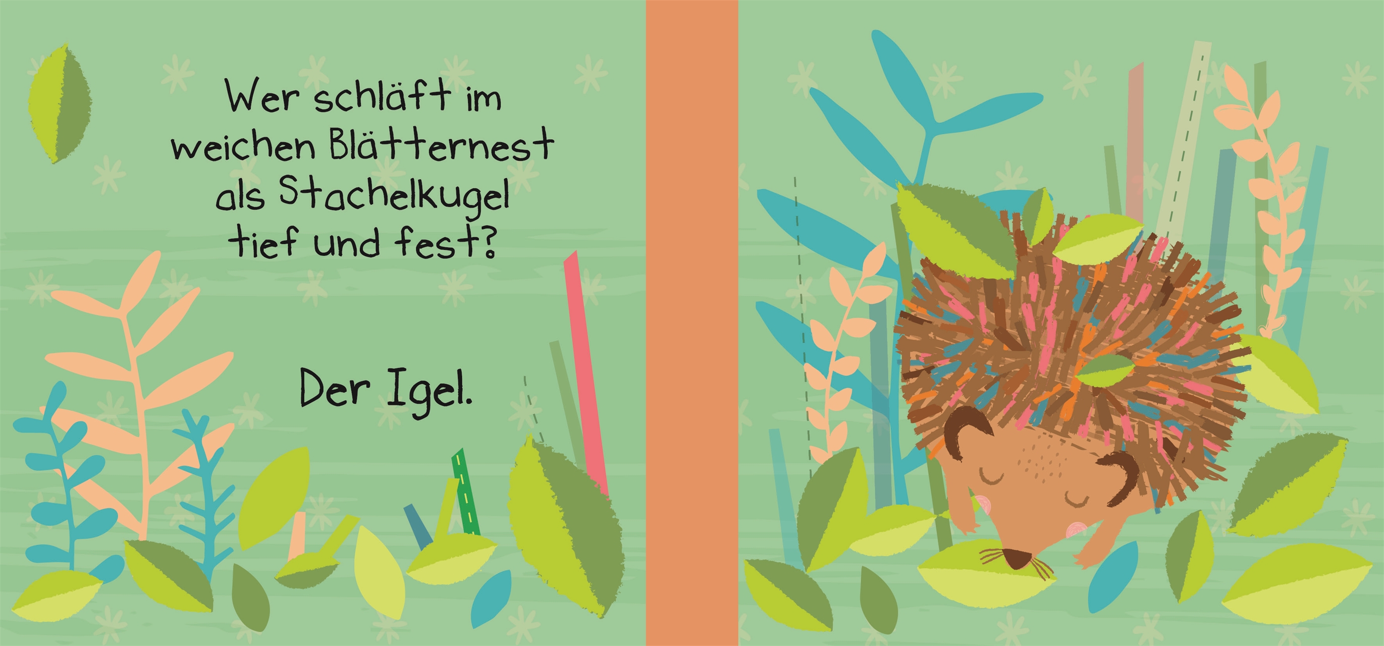 Mein kleines Stoffbuch. Tiere im Wald