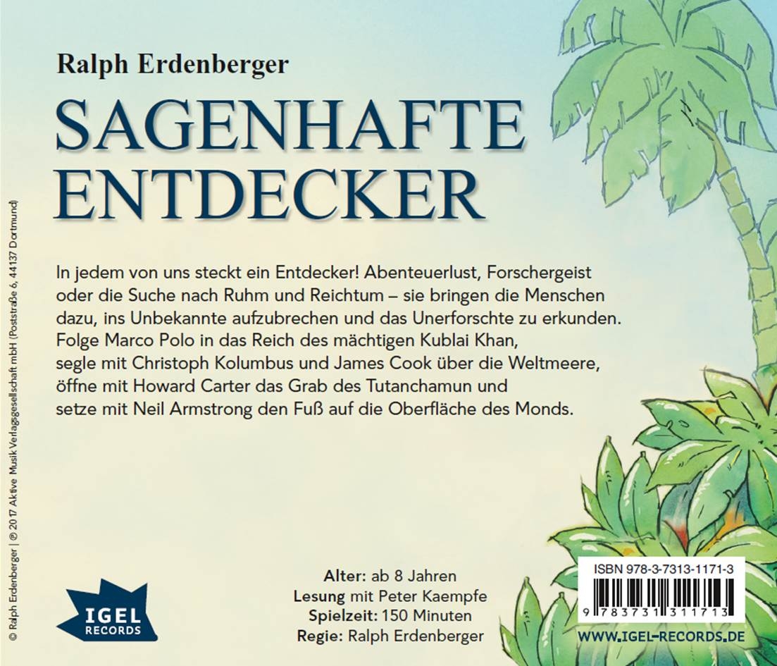 Sagenhafte Entdecker (Audio-CD)