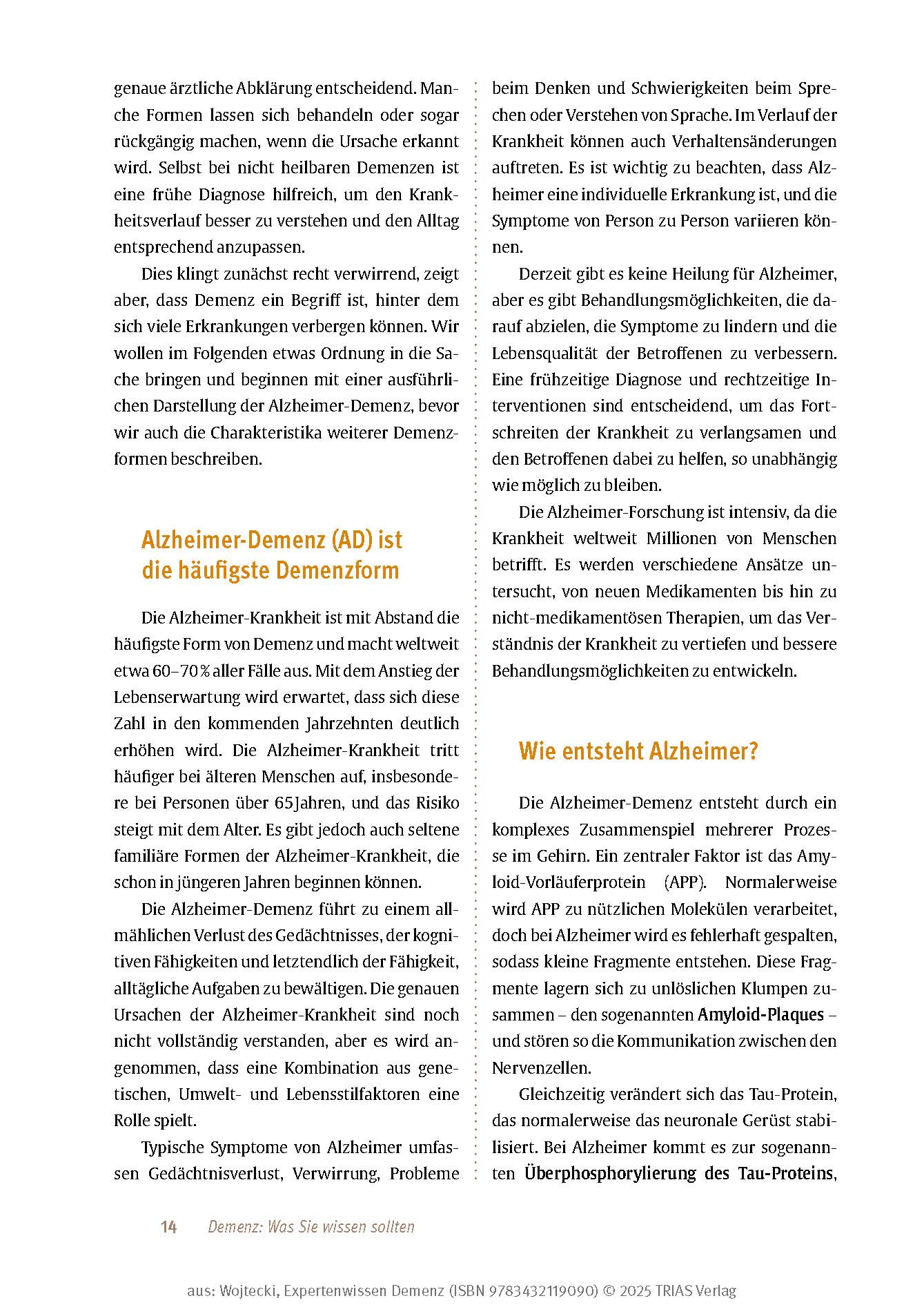 Expertenwissen: Demenz