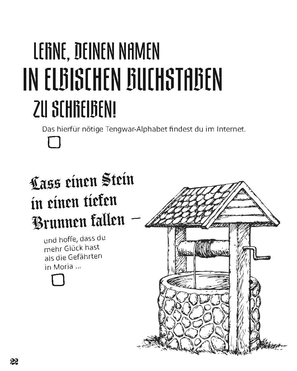 Die Bucket List für Tolkien Fans