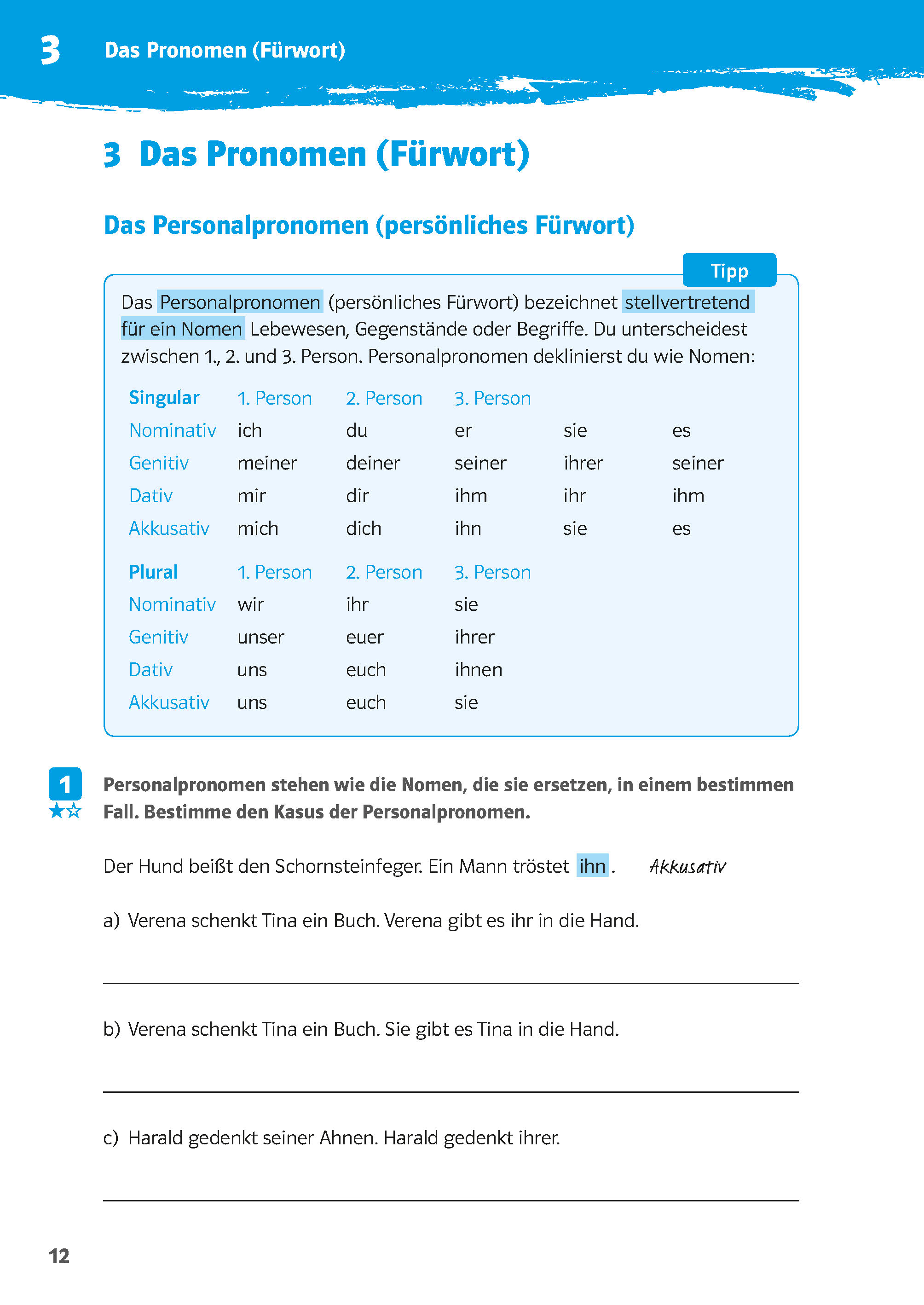 Klett 10-Minuten-Training Deutsch Wortarten 5./6. Klasse Klett 10-Minuten-Training Deutsch Wortarten 5./6. Klasse