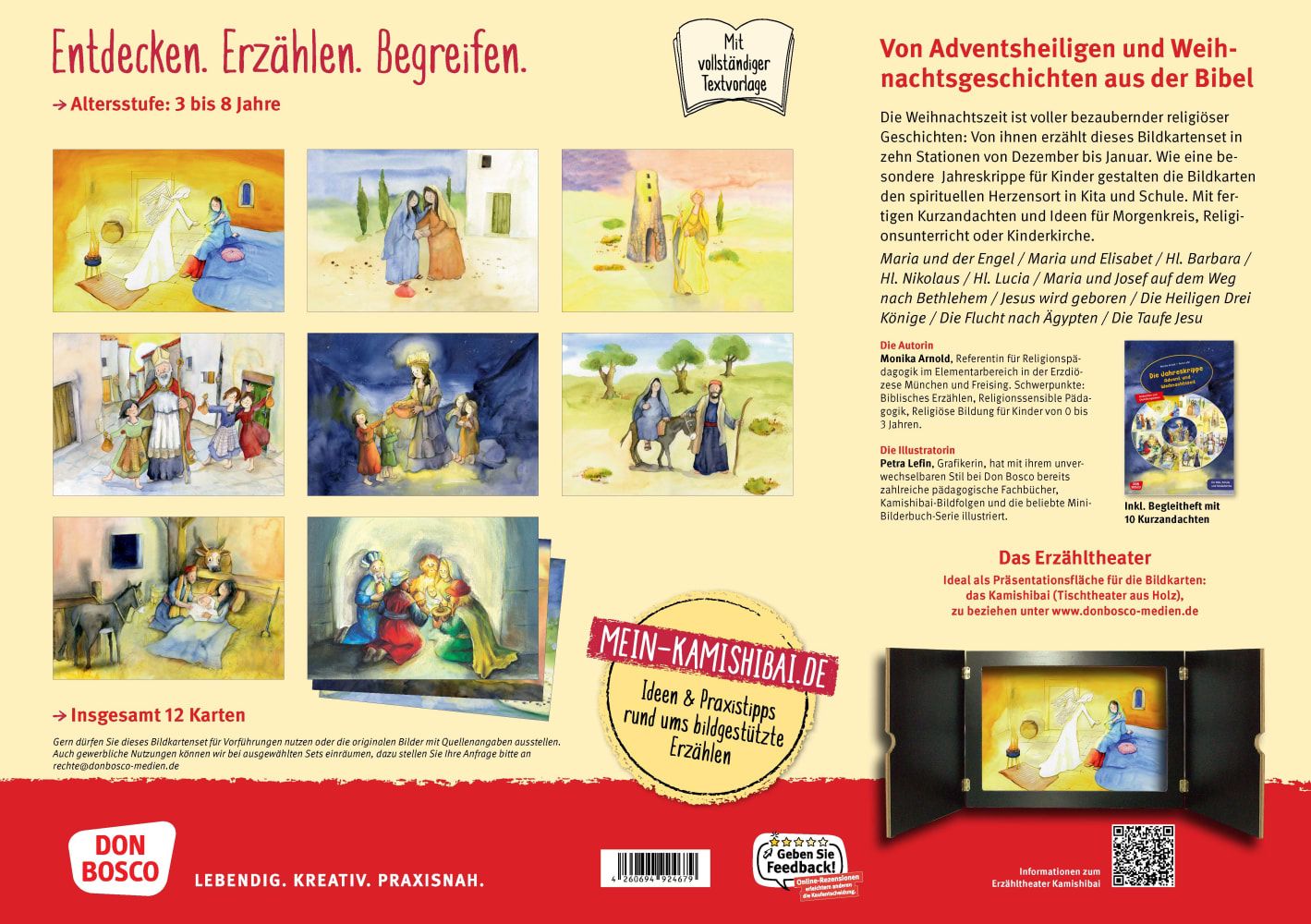 Die Jahreskrippe: Advent und Weihnachtszeit. Kamishibai Bildkartenset