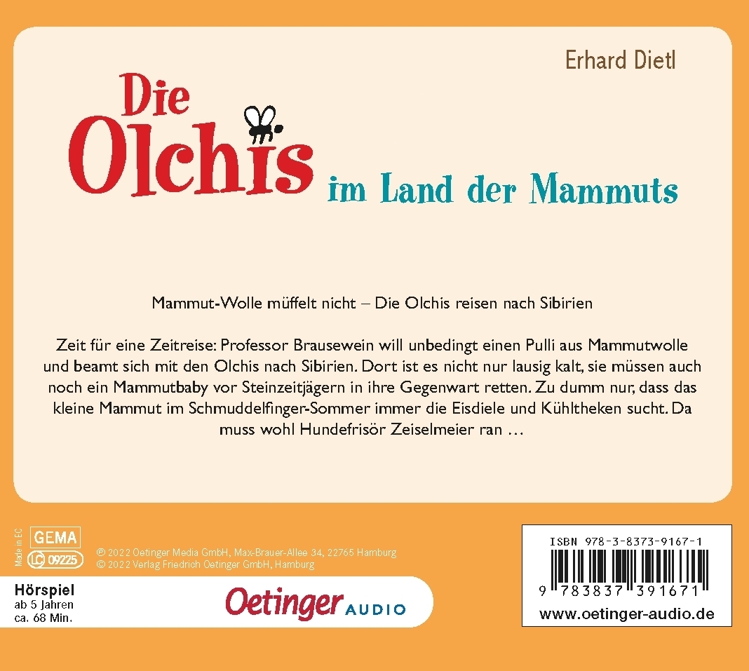 Die Olchis im Land der Mammuts (Audio-CD) Die Olchis im Land der Mammuts (Audio-CD)