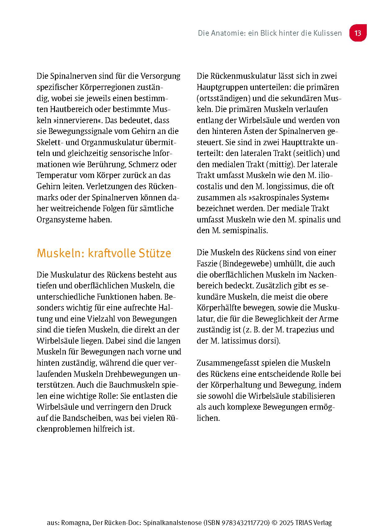 Der Rücken-Doc: Spinalkanalstenose