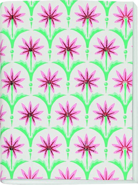Gefährlich schön Besticktes Notizheft groß Motiv Sternblume
