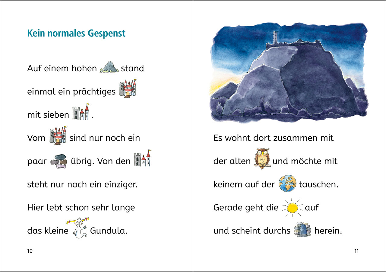 Lesenlernen in 3 Schritten - Die schönsten Gruselgeschichten