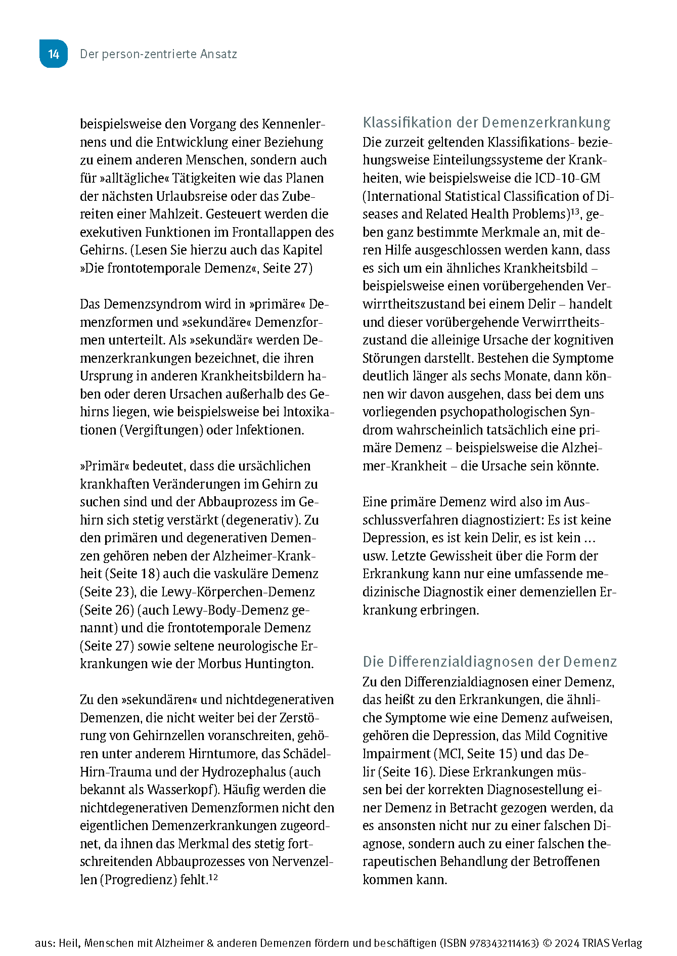 Menschen mit Alzheimer & anderen Demenzen fördern und beschäftigen