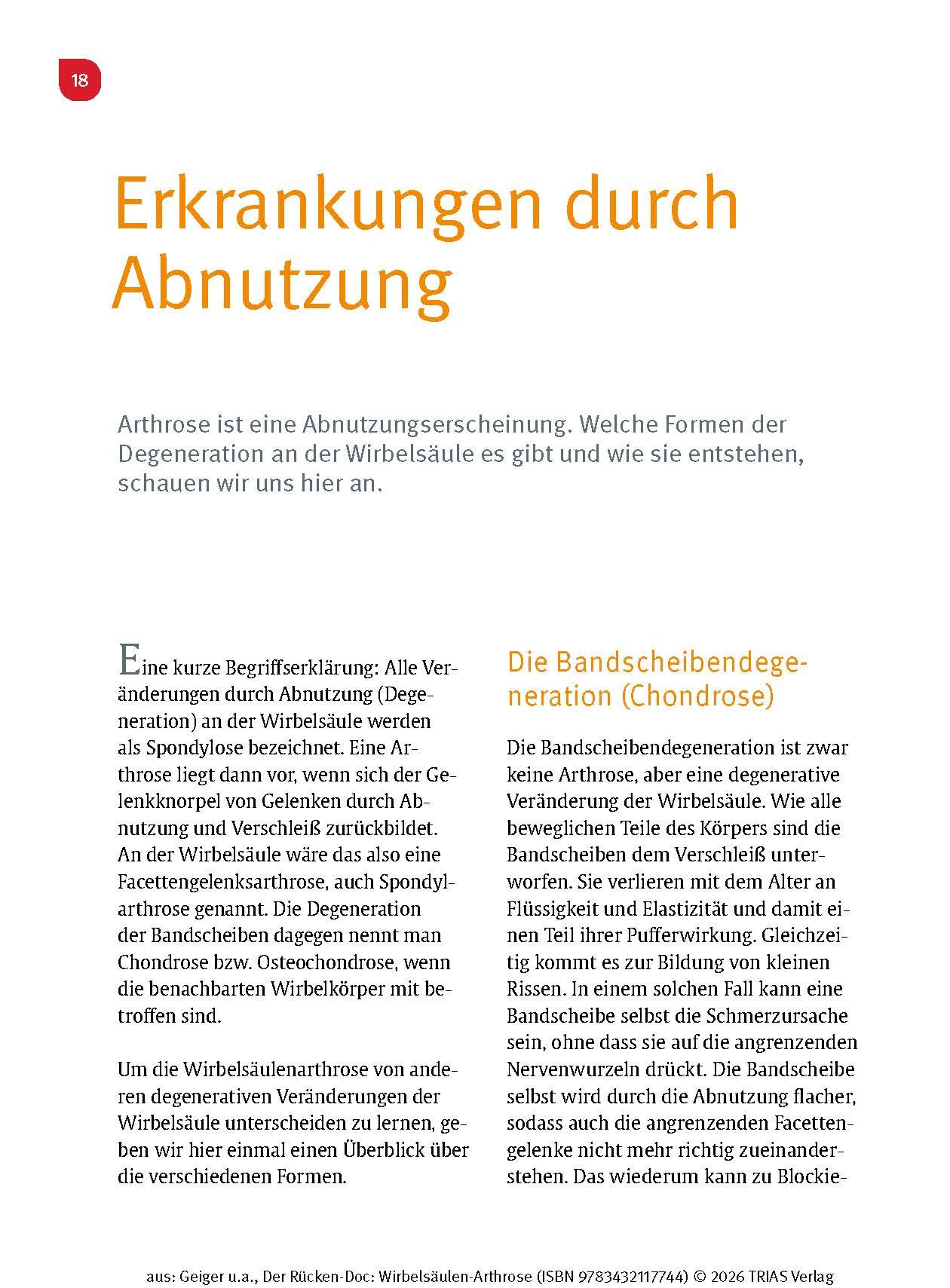 Der Rücken-Doc: Wirbelsäulen-Arthrose