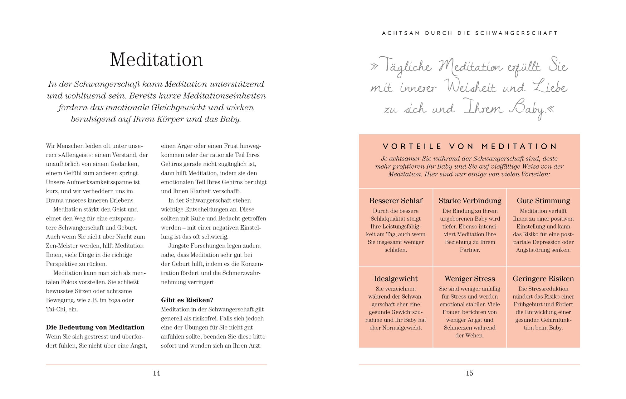 Achtsam durch die Schwangerschaft