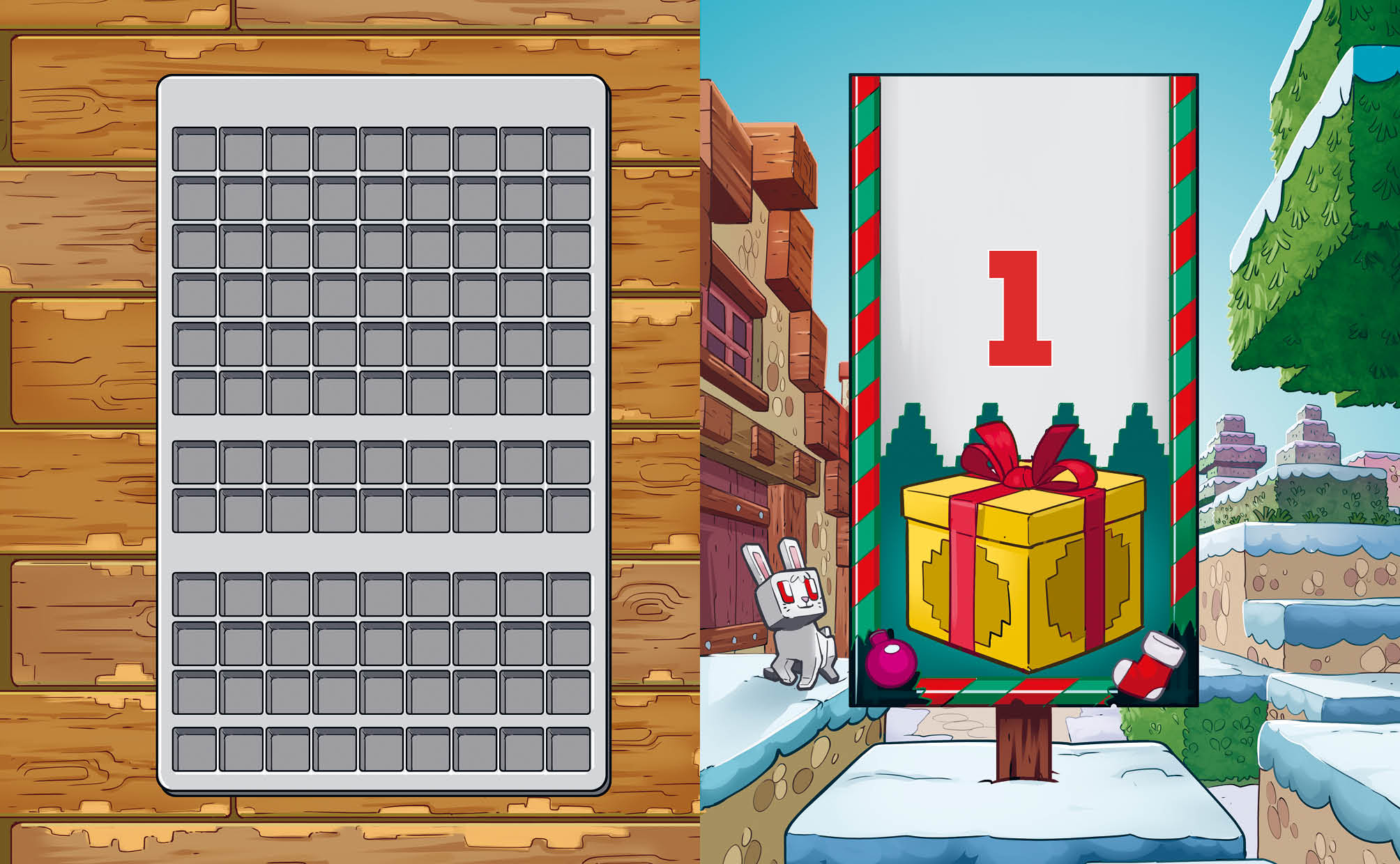 Escape-Adventskalender für Minecrafter: Der Angriff des Winter-Withers