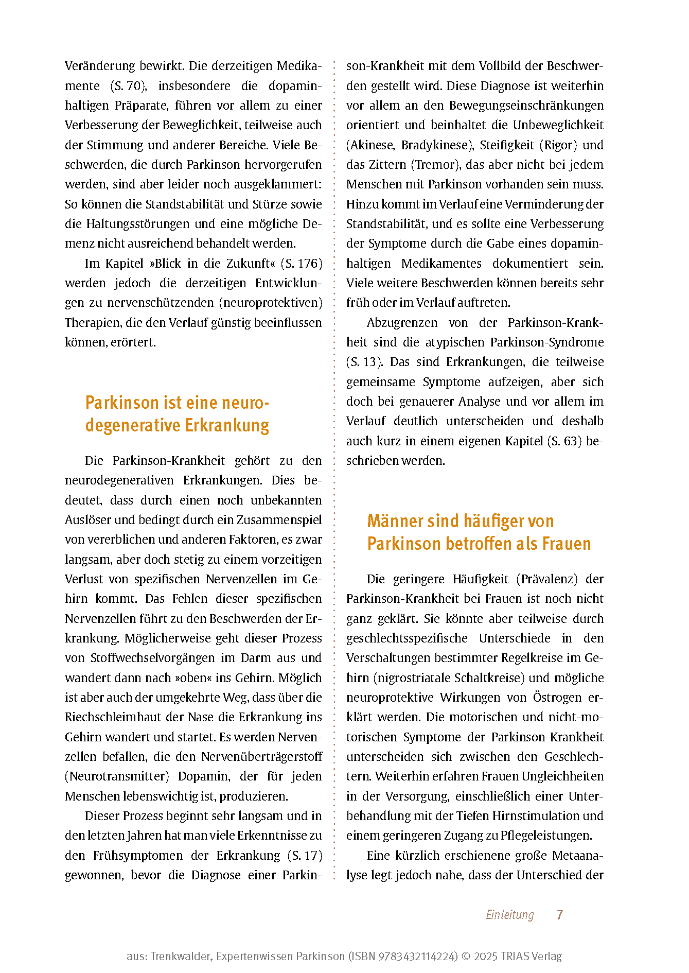 Expertenwissen: Parkinson