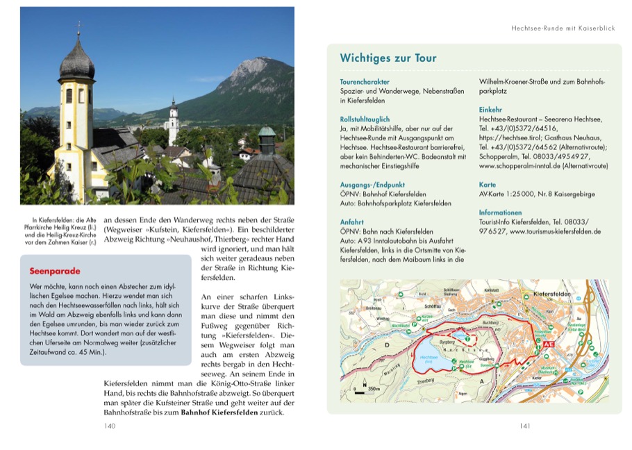 Panoramawege für Senioren Chiemgau, Kaisergebirge und Berchtesgadener Land