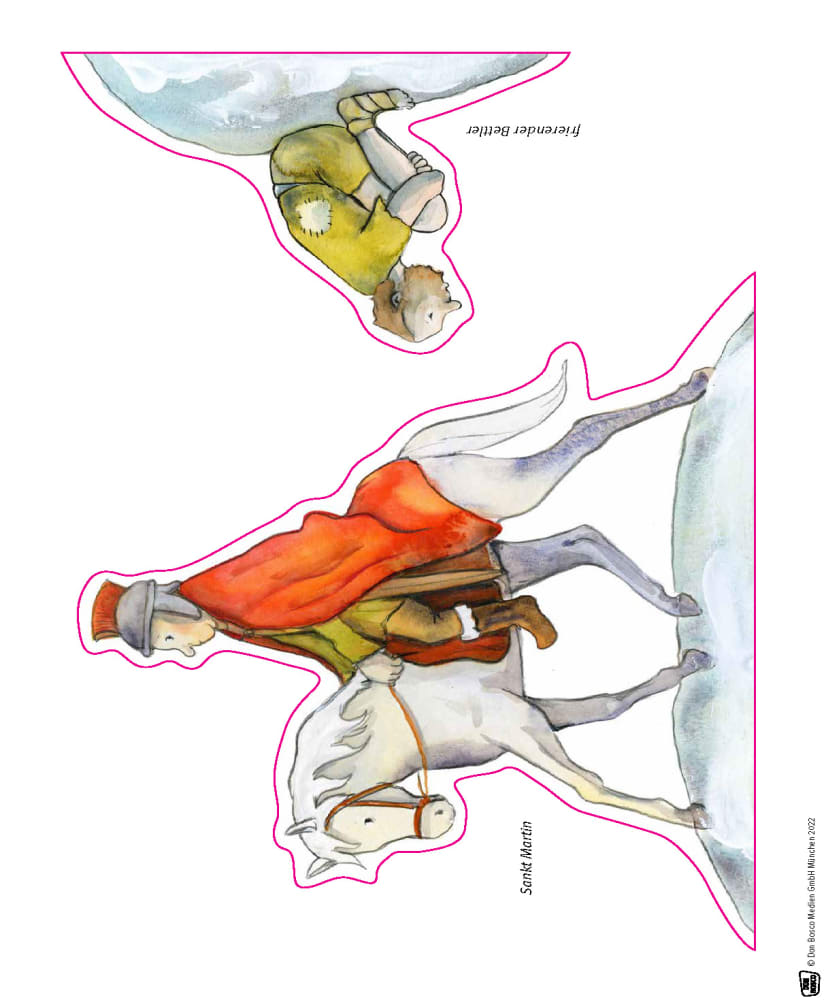 Sankt Martin. Erzählschienen-Figurenset