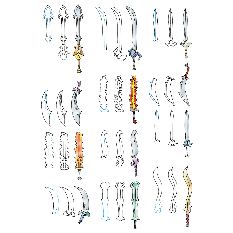 1000 Manga Motive zeichnen