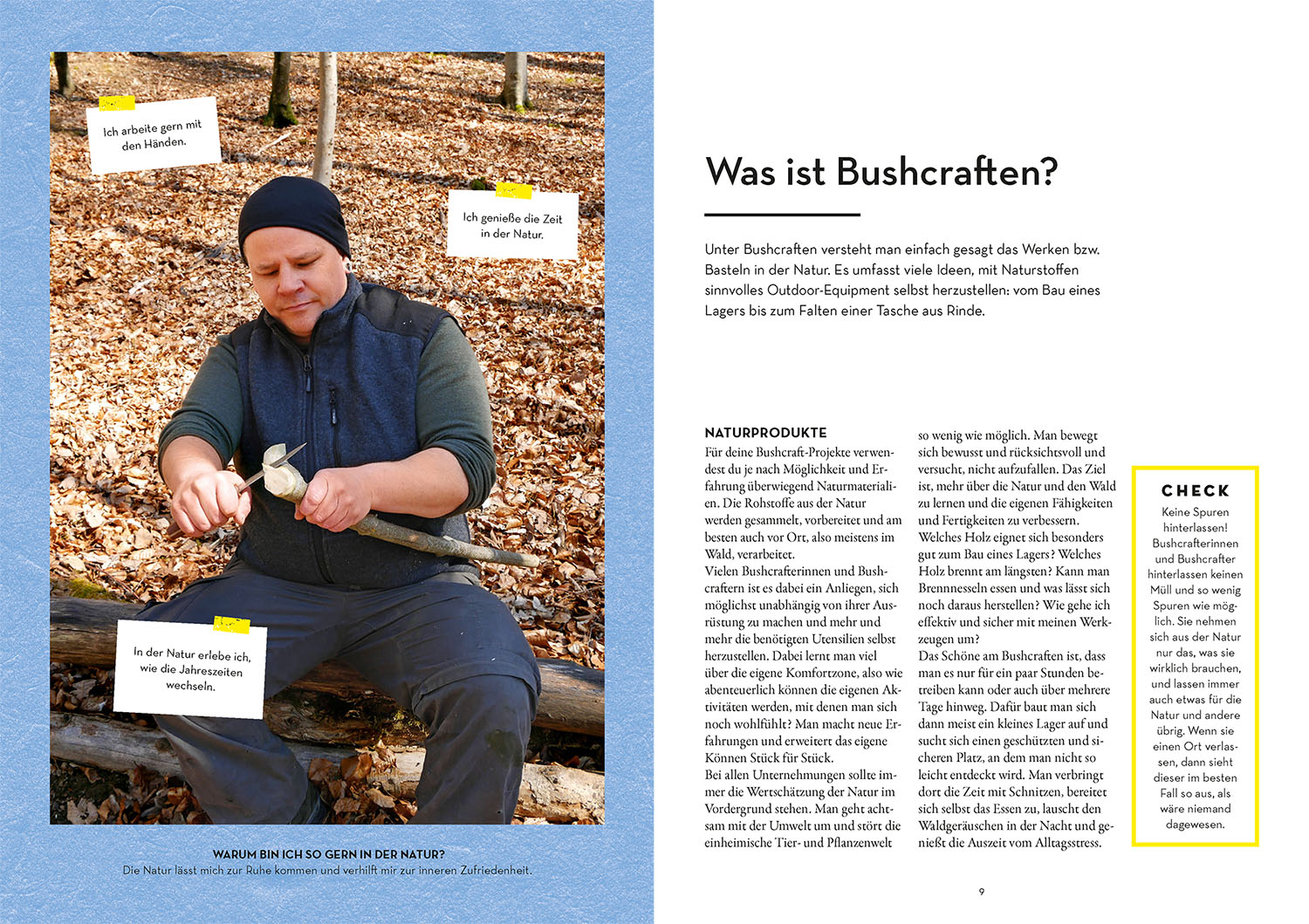 Dein Messer, der Wald und Du