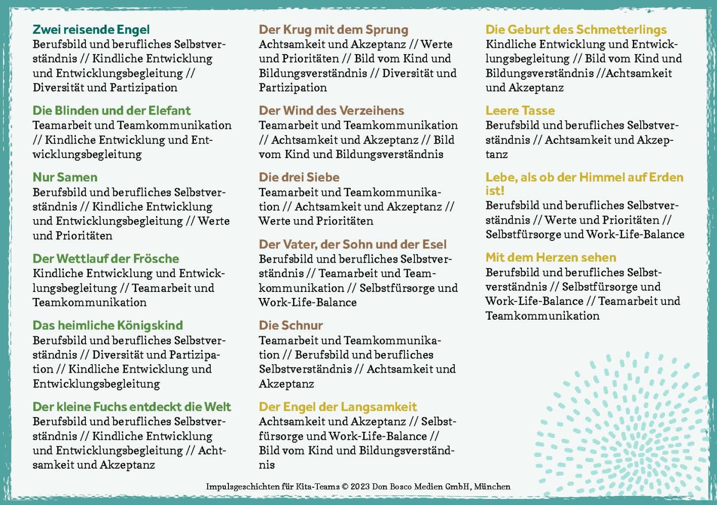 Impulsgeschichten für Kita-Teams Impulsgeschichten für Kita-Teams