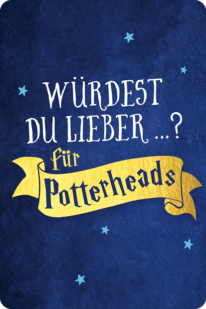 Kartenspiel: Würdest du lieber ...? Das Fragespiel für Potterheads Kartenspiel: Würdest du lieber ...? Das Fragespiel für Potterheads