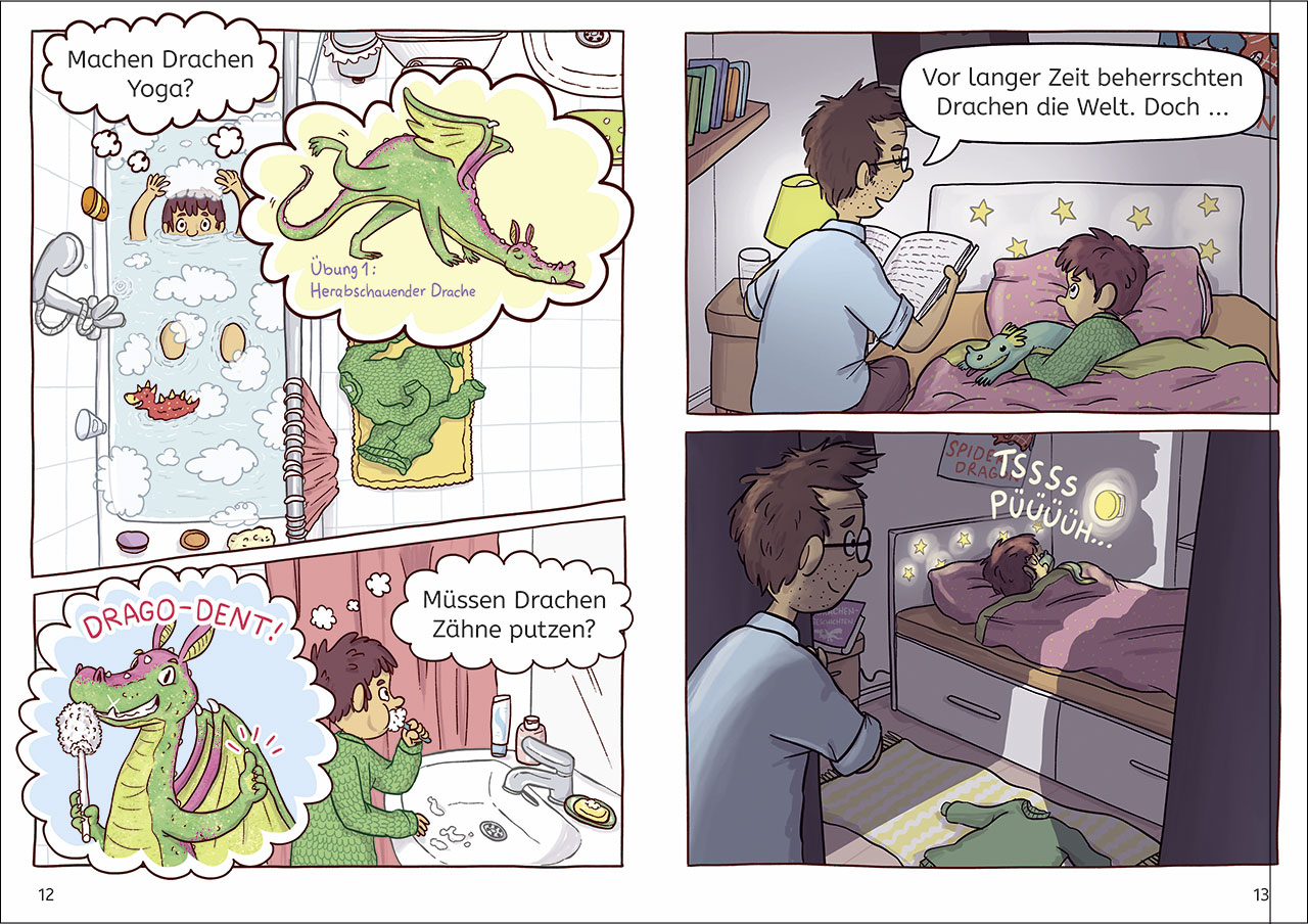 Leselöwen Comics 1. Klasse - Entführung im Drachenwald