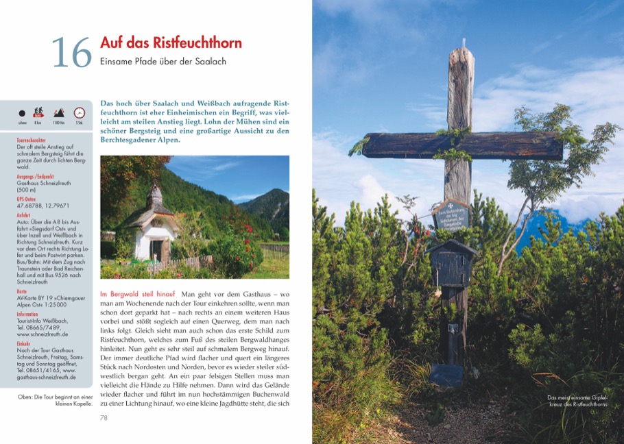 Wandergeheimtipps Chiemgau, Kaisergebirge, Berchtesgadener Alpen