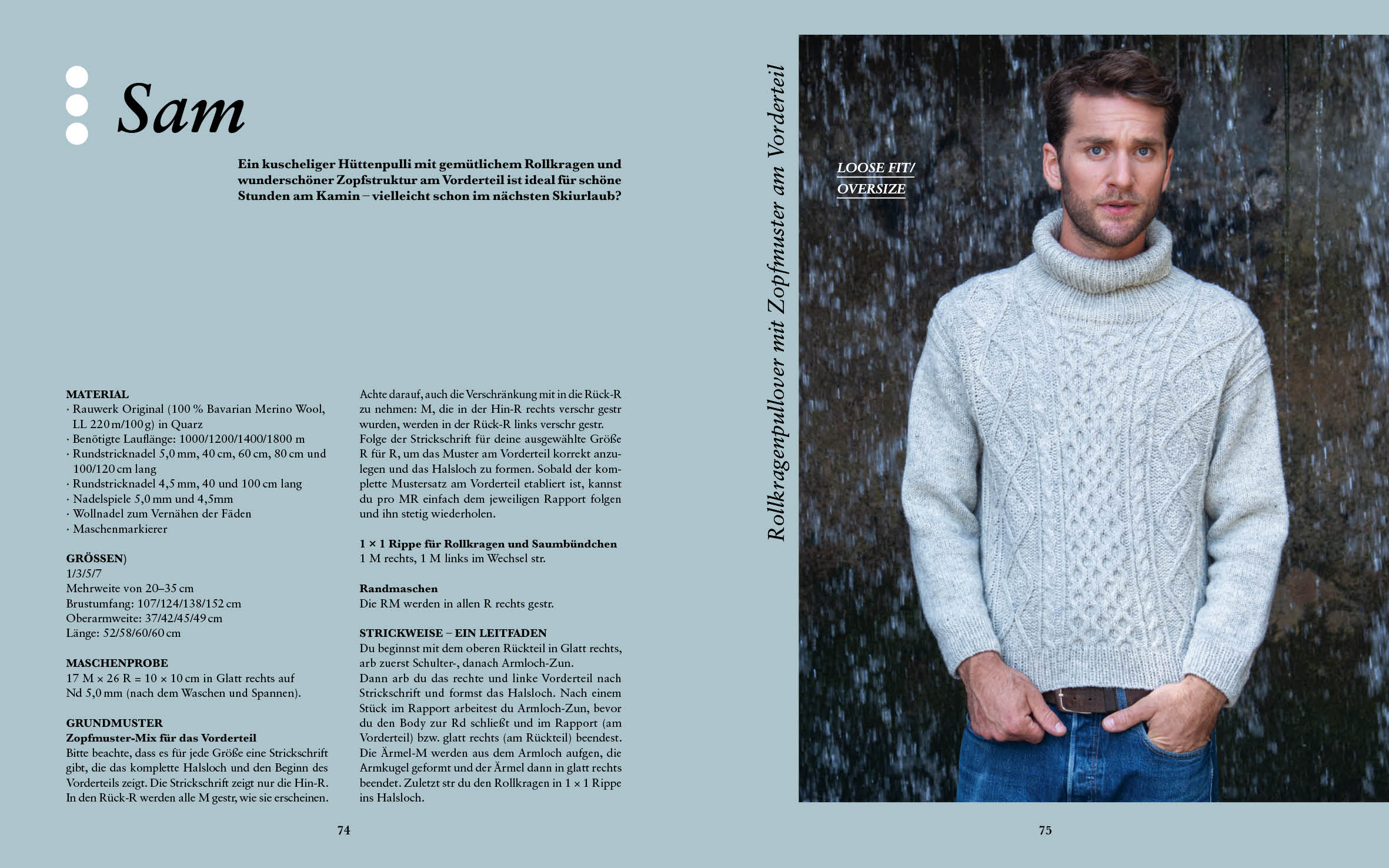 Unisex-Pullover stricken