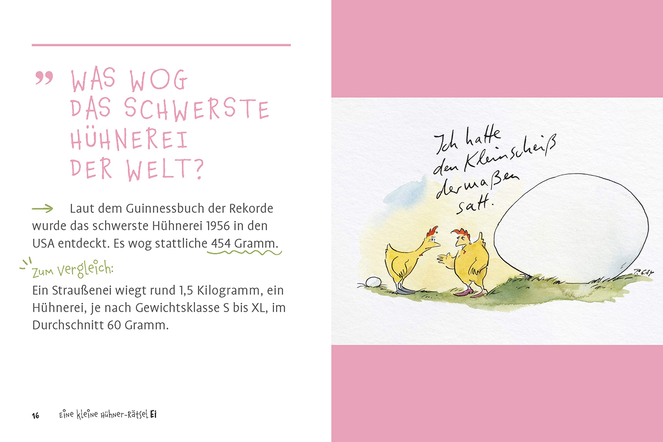 Eine kleine Hühner-RätselEI