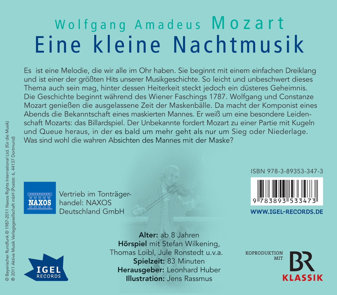 Starke Stücke. Wolfgang Amadeus Mozart. Eine kleine Nachtmusik (Audio-CD)