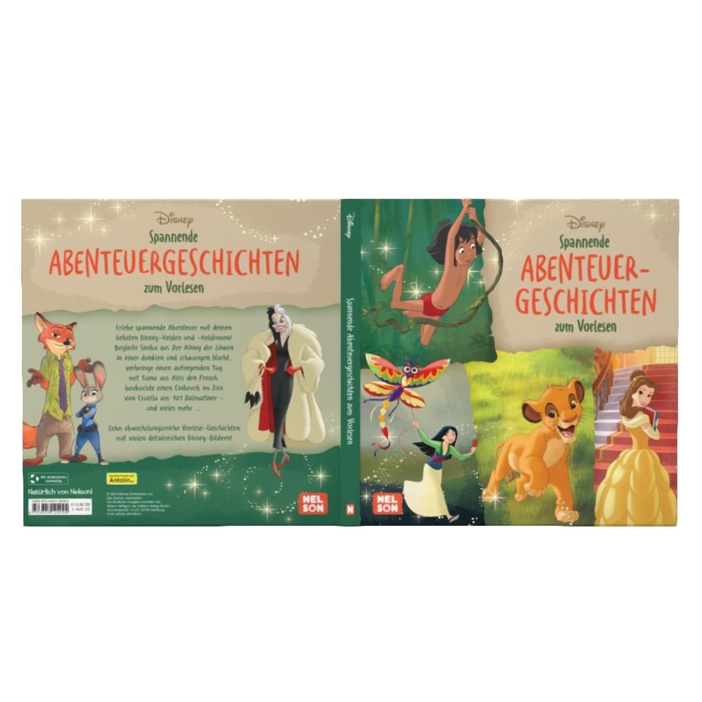 Disney Vorlesebuch: Spannende Abenteuer-Geschichten zum Vorlesen