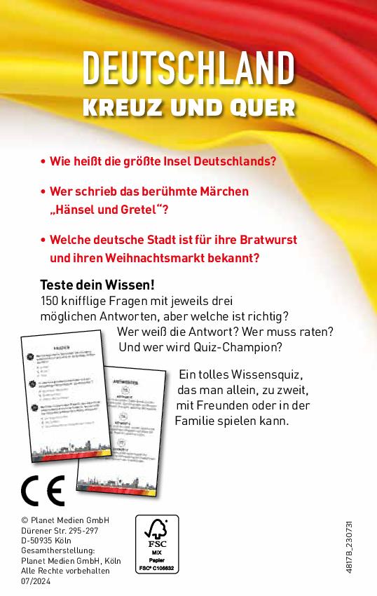 Deutschland-Quiz I ab 10 Jahren