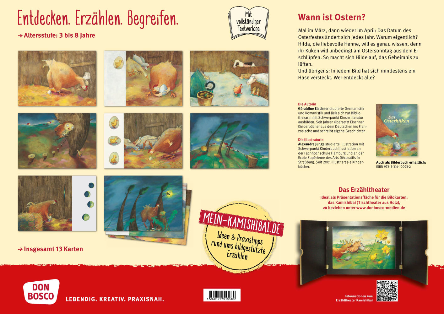 Das Osterküken. Kamishibai Bildkartenset.
