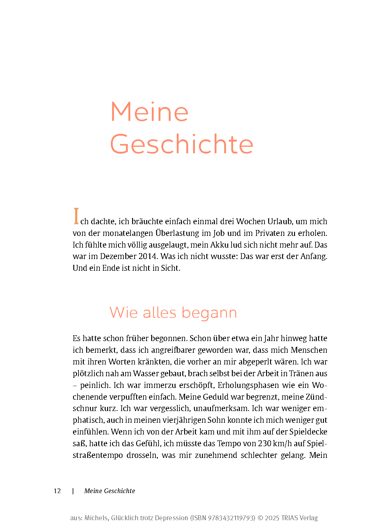 Glücklich trotz Depression