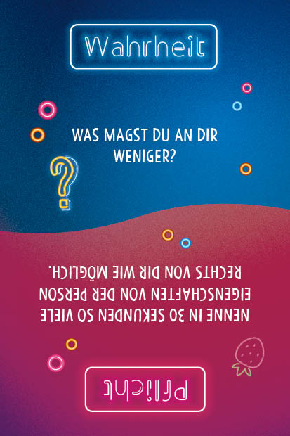 Kartenspiel: Wahrheit oder Pflicht für Besties Kartenspiel: Wahrheit oder Pflicht für Besties