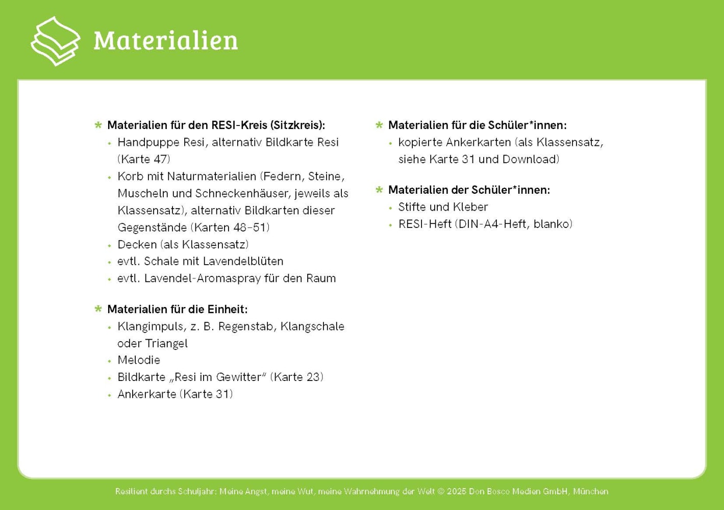 Resilient durchs Schuljahr: Meine Angst, meine Wut, meine Wahrnehmung der Welt