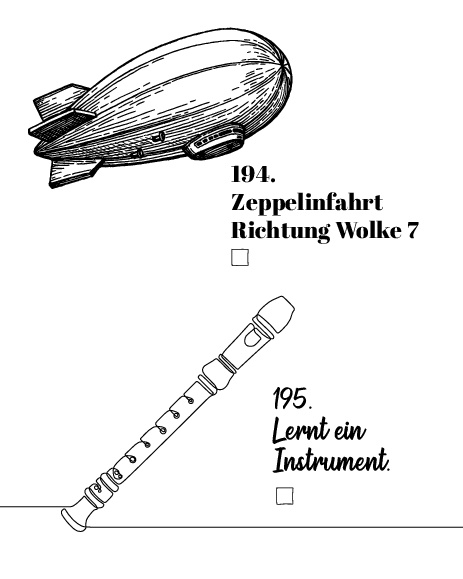 Die Bucket List für Honeymooner
