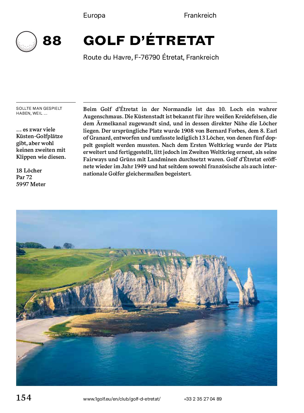 150 Golfplätze, die man gespielt haben muss - Golf Geschenkbuch