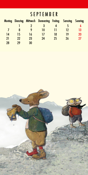 Wolf Erlbruchs Postkartenkalender 2026