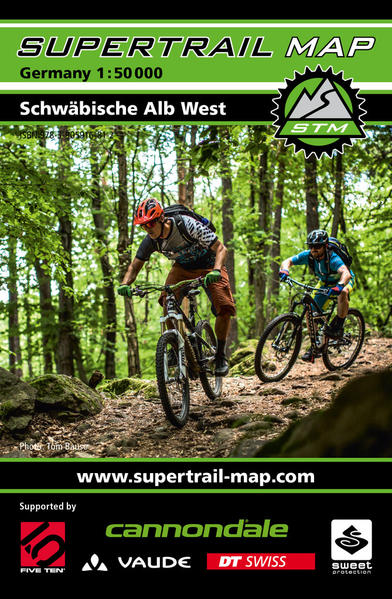 Supertrail Map Schwäbische Alb West