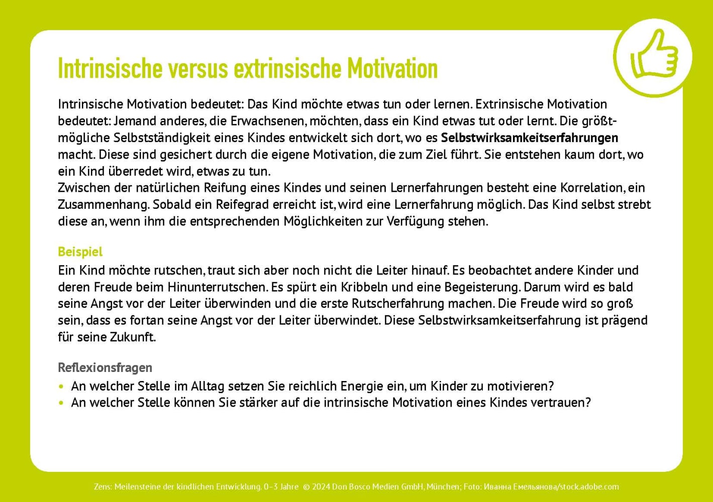 Meilensteine der kindlichen Entwicklung