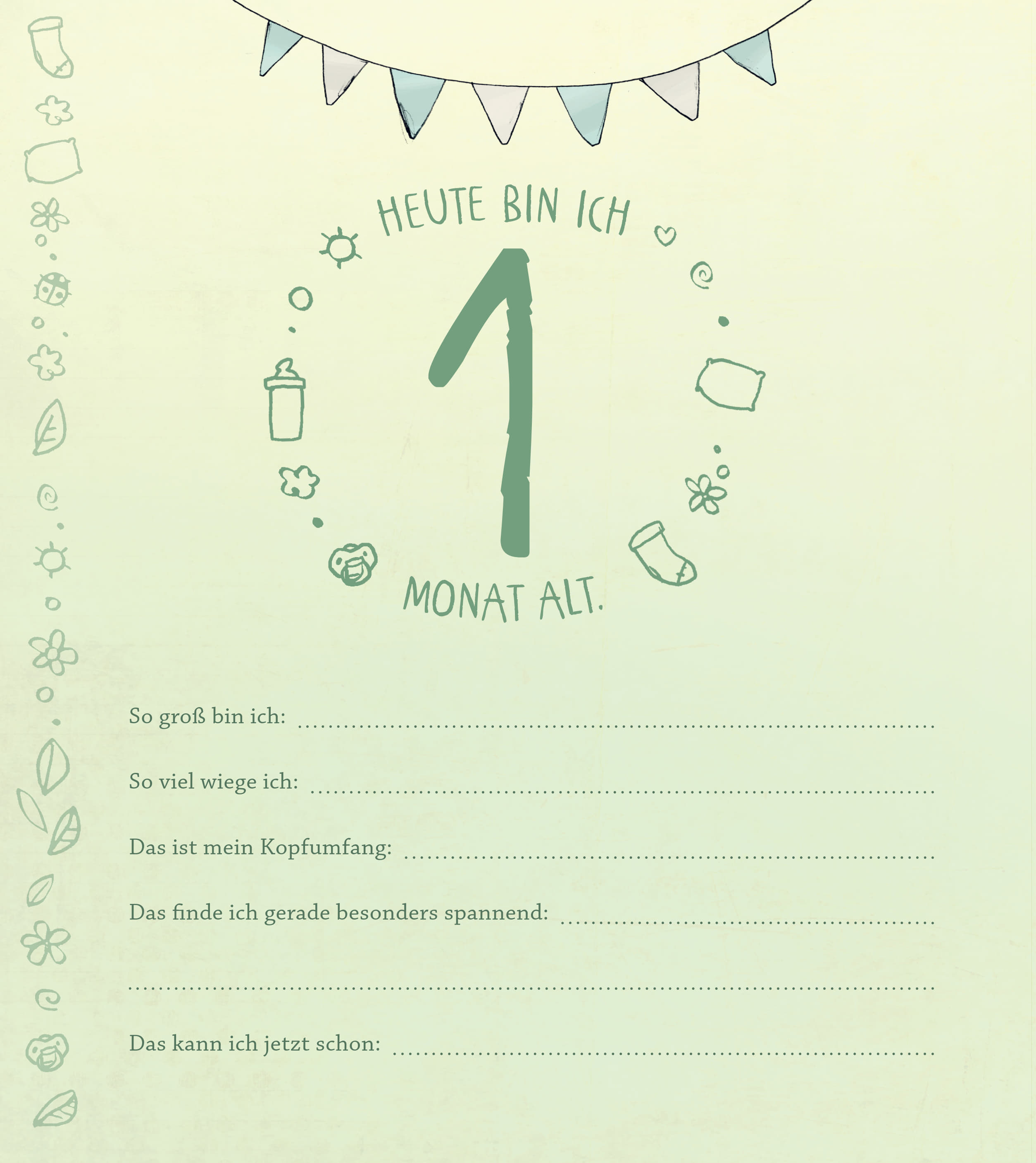 Wir zwei - Babyalbum: Mein erstes Jahr